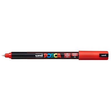 UNI-BALL Posca Fineliner 0,7mm PC-1MR RED rot