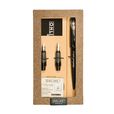 ONLINE Stylo plume Set 10020/10 Black 10 pcs.