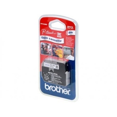 PTOUCH Band, nicht lam. blau/weiss M-K223 zu PT-65/75/85/110 8m x 9 mm