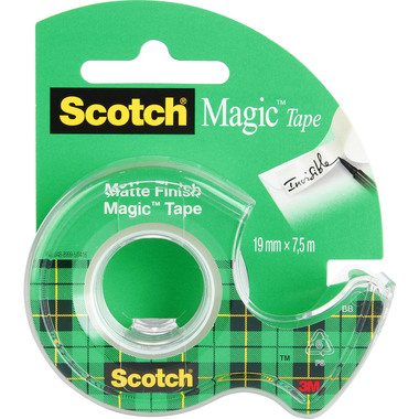 SCOTCH Magic Tape 810 19mmx7.5m 8-1975D sur dérouleur