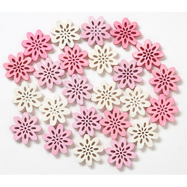 I AM CREATIVE Streuteile Blume 4501.86 III, bunt, 24 Stück