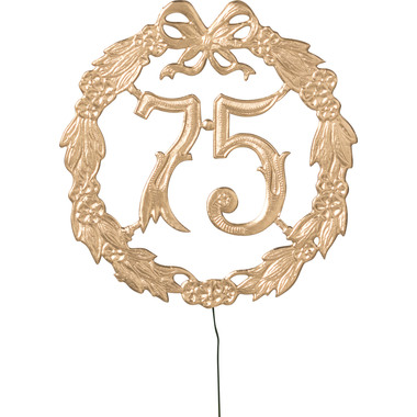 DEMMLER Numero decorazione 75 13x13cm 1230750192 oro