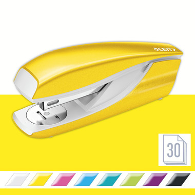 LEITZ Locher/Hefter WOW 5095-10-62 gelb, Bundle