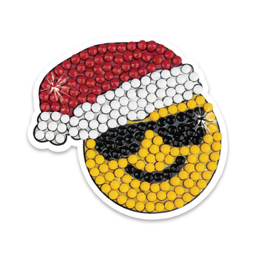 URSUS Diamond Sticker X-MAS Smiley 43500007 10x15 cm 2 flls.