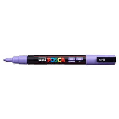 UNI-BALL Posca Marker 0,9-1,3mm PC-3M LILAC lila, Rundspitze