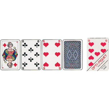 AGMÜLLER Jasskarten Piquet Opti 57x89mm 1002638 36 Karten