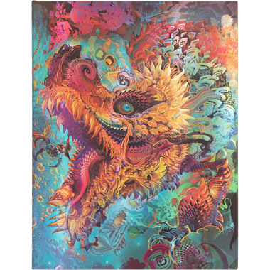 PAPERBLANKS Notizbuch Humming Dragon Ultra PB8179-1 liniert, 144 S., bunt