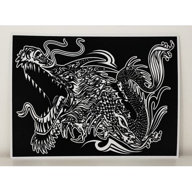 TATARUGA Samtbild A3 L86 Drache