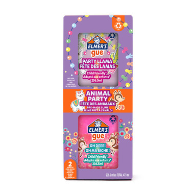 ELMERS Slime Gue Party Animals 2162070 2-tlg