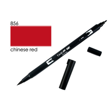 TOMBOW Dual Brush Pen ABT 856 china rot