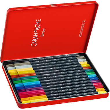 CARAN D'ACHE Classic Fibralo Brush 0.5-5mm 186.315 15 Farben ass.