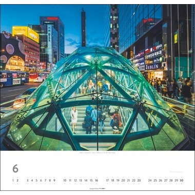 WEINGARTEN Kalender Underground St. 2024 3312235 48x46cm, DE ENG