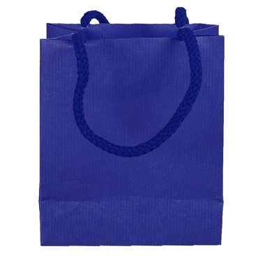 NEUTRAL Tragtaschen SPLENDOR S B12 blau, 12x6x14cm 10 Stück