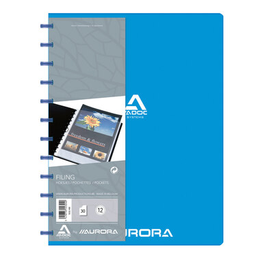 ADOC Sichtbuch A4 5532.400 blau