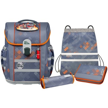 MCNEILL Schulranzen-Set mac2 9651230000 FIRE 5-teilig