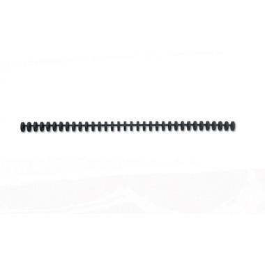 GBC Binderücken 8mm A4 388019E schwarz, 34 Ringe 50 Stück