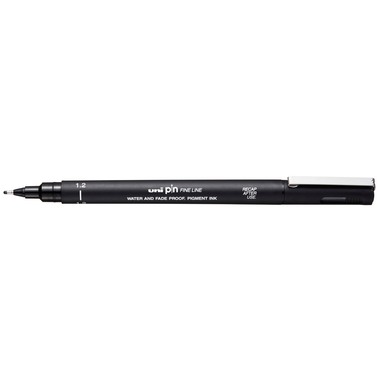 UNI-BALL Fineliner Pin 1.2mm PIN12-200(S) BLACK schwarz