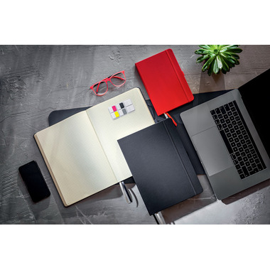 CONCEPTUM Notizbuch A6 CO132 liniert, 80g, 194 Bl. schwarz