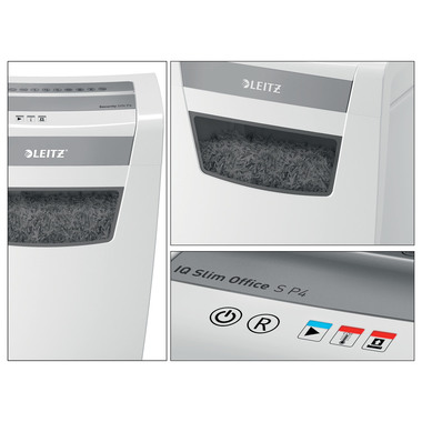 LEITZ Distruggi doc. IQ Office 8099-00-00 P4 12 Foglio silenz