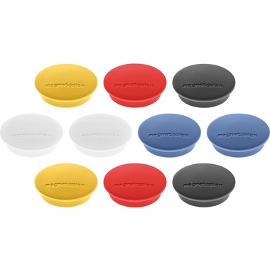 MAGNETOPLAN Magnet Discofix Junior 34mm 1662110 assortiert 10 Stk.