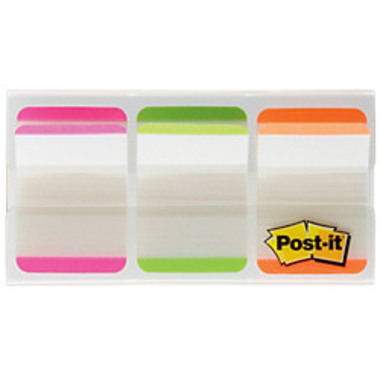 POST-IT Index STRONG Disp. 25,4x38mm 686L-PGO viola,arancio,verde 3 pezzi