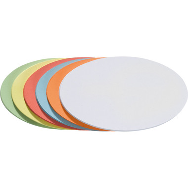 FRANKEN Moderationskarte Oval UMZH 1119 99 11x19cm, farblich ass.