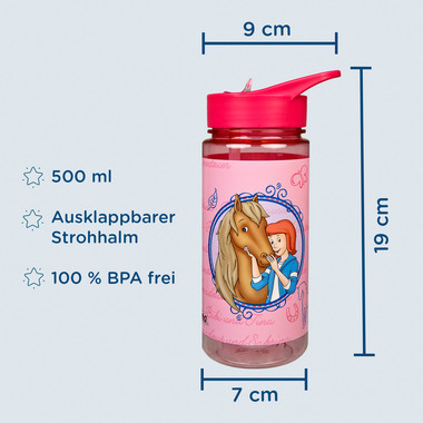 SCOOLI Trinkflasche AERO BITI9913 Bibi & Tina 19x9x7cm