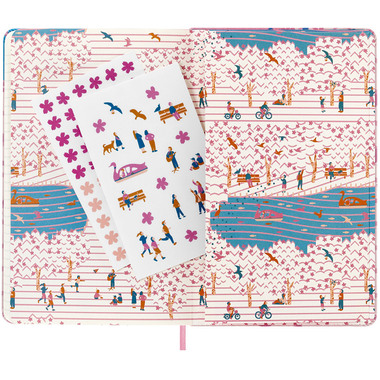 MOLESKINE Notizbuch SAKURA 13x21cm 56598851434 rosa, liniert, 240 Blatt, HC