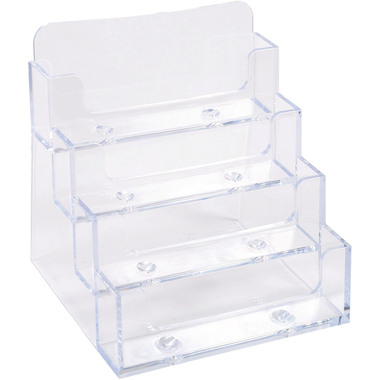 EXACOMPTA Porta biglietto da visita 71158D trasparente 102x109x107mm