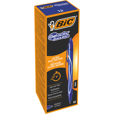 BIC Gel-ocity quick dry 950442 bleu, 12 pcs.