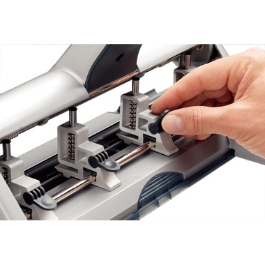 LEITZ Mehrfachlocher AKTO 4-6/6mm 51140084 silber, 3mm/30Blatt A6-A2