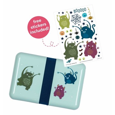 ALLC Lunchbox Monsters SBMOBU23 bleu ciel 18x6x12cm