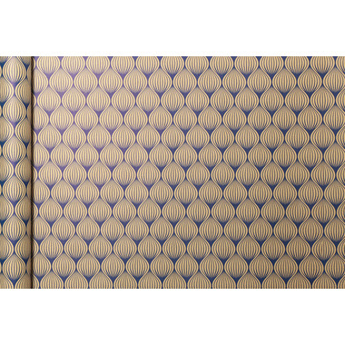 CLAIREFONTAINE Tiny Rolls Kraft fiori blu 223829C 70g, 5x0,35m