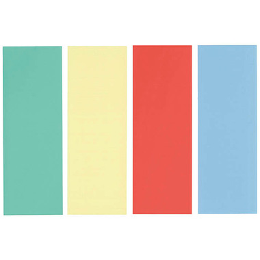 BIELLA Organisations-Farbstreifen 7cm 19015805U blau, 50x145mm 25 Stk.