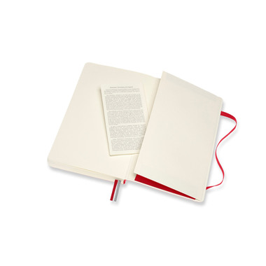 MOLESKINE Carnet SC L/A5 606228 en blanc,écarlate,192 p.