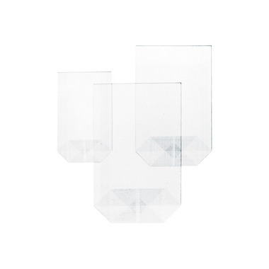 BÜROLINE Kreuzboden-Beutel 165×270mm 423054 transparent 100 Stück