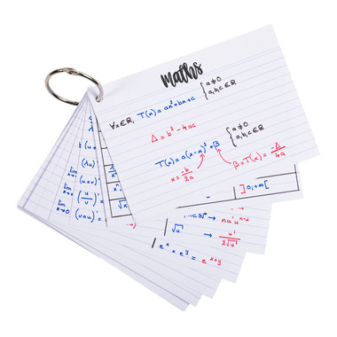 EXACOMPTA Display Flashcards A6/A7 10380E assortiert 38PK à 50 Stück