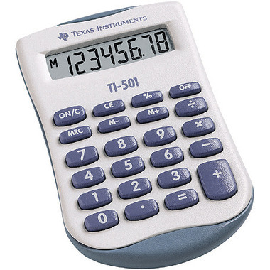 TEXAS INSTRUMENTS Grundrechner TI-501 8-stellig
