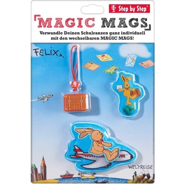 STEP BY STEP Zubehör MAGIC MAGS 129396 Felix Hase Weltreise 3-teilig