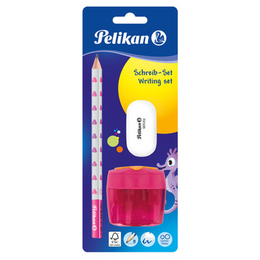 PELIKAN Starterset Schreiben 807432 Radierer,Anspitzer,Bleistift