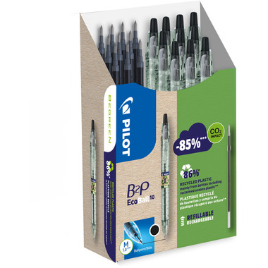 PILOT Begreen B2P Ecoball Greenpack 140.035.98 10+10 Refills schwarz