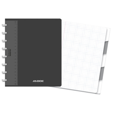 ADOC Ringbuch Pap-Ex A5 4845.607 kariert 72 Blatt
