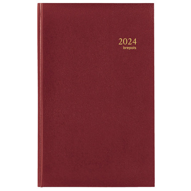 BREPOLS Agenda Interplan Lima 2024 26.3.1288 rouge, 1S/P, 9.5x16.6cm
