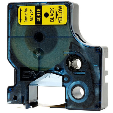 DYMO Ruban D1 noir/jaune S0720730 9mm/7m