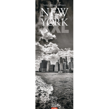WEINGARTEN Wandkalender New York XXL 2951600 DE, 34x98cm 2024