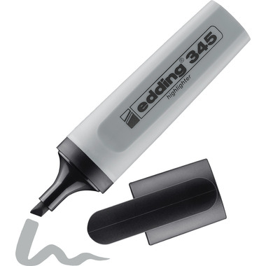 EDDING Textmarker 345 345-12 silbergrau