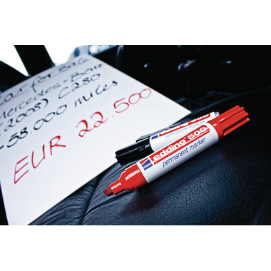 EDDING Permanent Marker 500 2-7mm 500-999 10 Farben ass.
