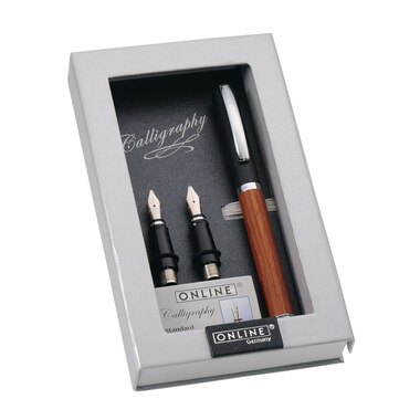 ONLINE Set Stylo plume Vision 1.4mm 36919 Rosewood bleu